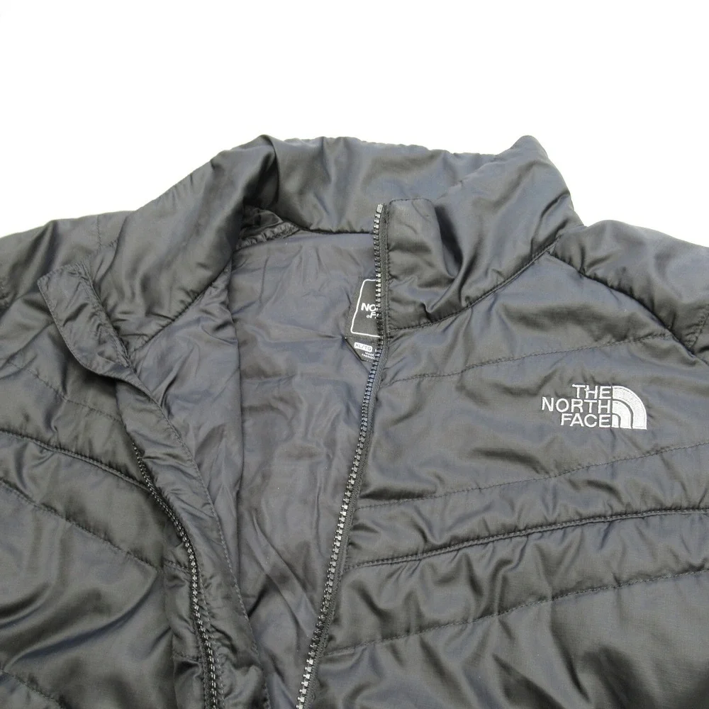 The North Face Jacket Mens XL Black Hybrid Insulated Full Zip Puffer Hiking